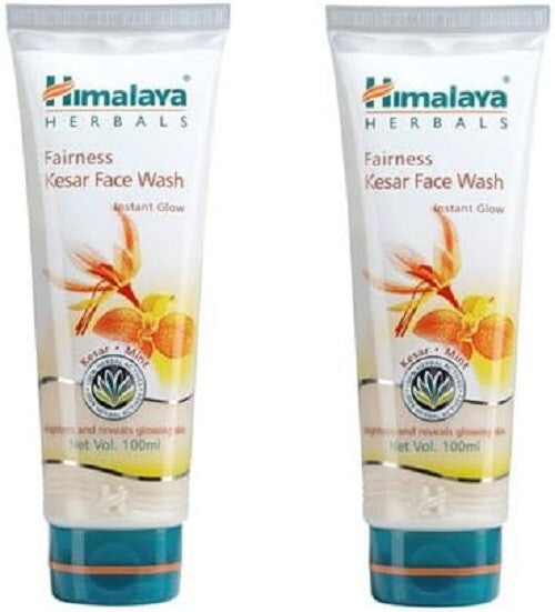 2 pack X Himalaya Fairness Kesar Face Wash 100ml  Free Shipping